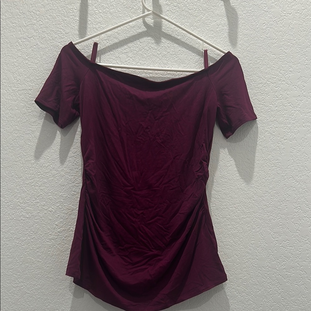 White House Black Market Purple Blouse